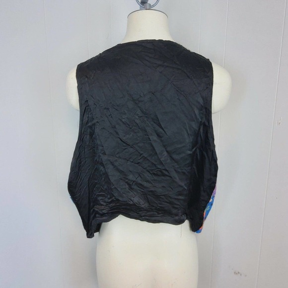 VTG BASIC EDITIONS SZ X(1x) HALLOWEEN VEST GHOST JACK-O-LANTERN - Picture 4 of 7